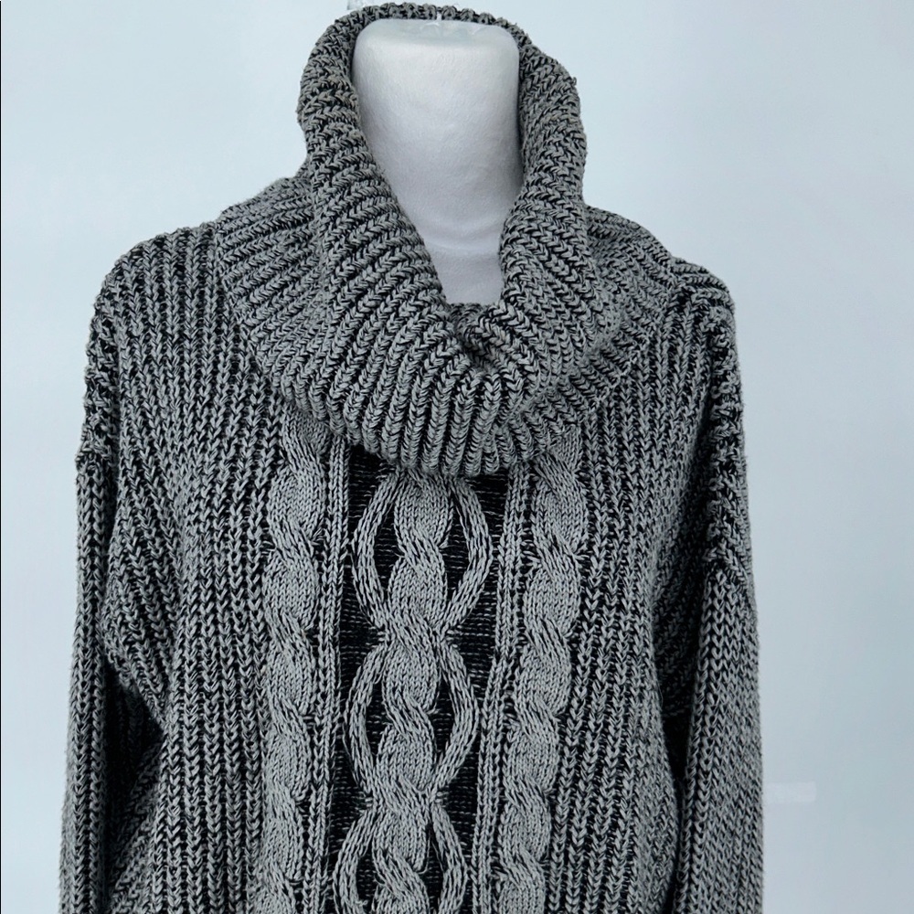 Bobi Black Women’s Knit Sweater COZY 100% COTTON SWEATER Size XS - Picture 4 of 11